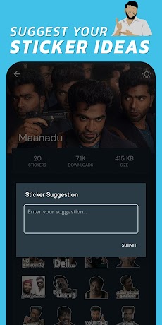 Vj Siddhu Tamil Stickersのおすすめ画像4
