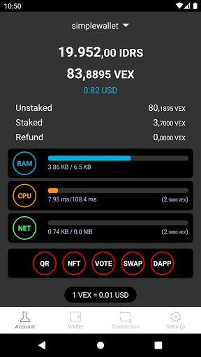 Android application IDRS screenshort