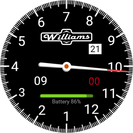 Android application Single Hand Analog Watch screenshort