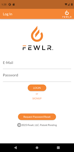 Android application Fewlr screenshort