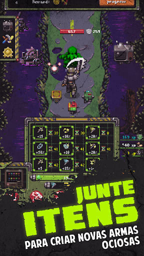 Idle Atomic: RPG Survival Captura de Tela do Jogo Android 3