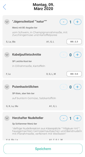 Vivendi Mobiler Menüservice Screen 3