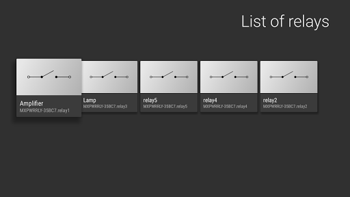 Android application Yocto-TvRelay screenshort