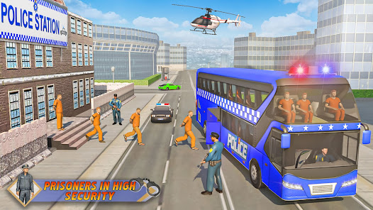 Flying  Bus Prison Transport 1.1 APK + Mod (Unlimited money) إلى عن على ذكري المظهر