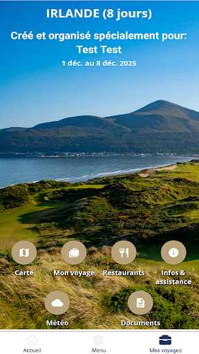 Alainn Tours Travel App Screen 2