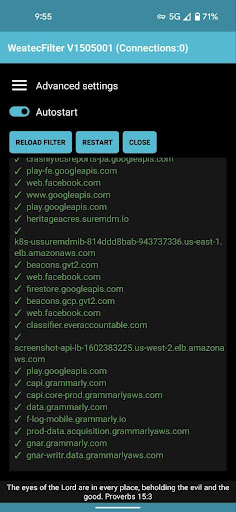 Android application Weatec Flag Shield screenshort