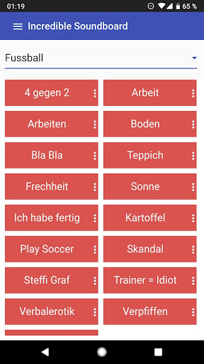 Android application Stefs Incredible Soundboard screenshort