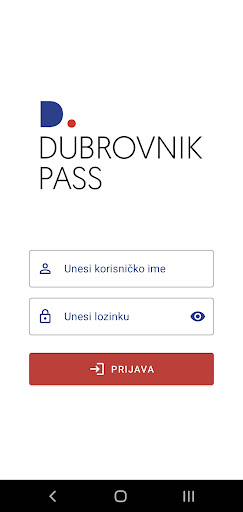 Android application Dubrovnik Pass screenshort