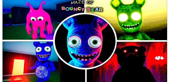 Maze Of Bouncy Bear scary game