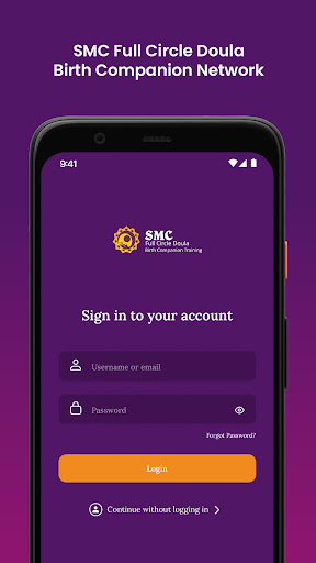 Android application SMC Doula Network screenshort