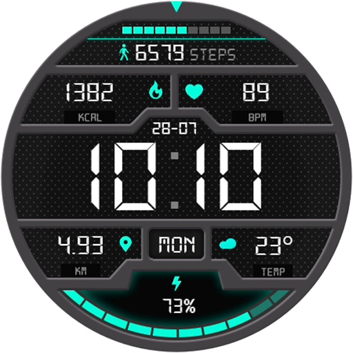 Digital MetricFlow Watch Face Скачать для Windows
