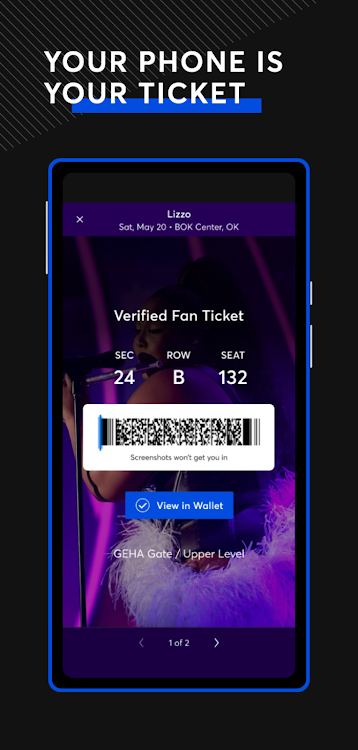Ticketmaster－Buy, Sell Tickets - 250.0 - (Android)