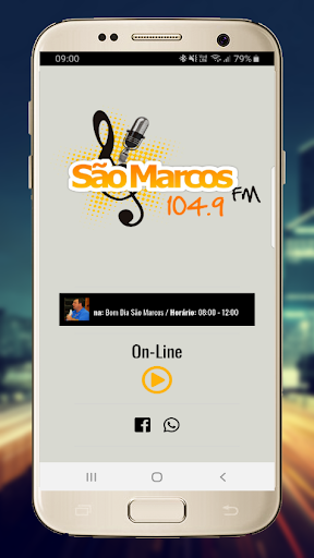 Android application Rádio São Marcos FM 104.9 screenshort