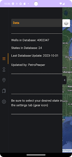 Android application Well Finder - CyberOil screenshort