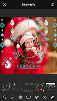 screenshot of Christmas Card PIP Art Camera