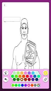 John Cena Coloring Game