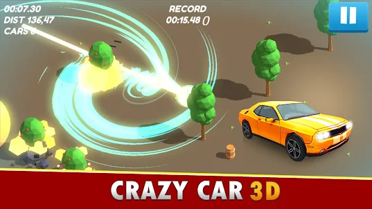 Crazy Car 3D : Wanted