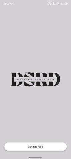 Android application Desired Athletics screenshort
