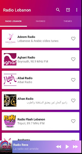 Android application Radio Lebanon screenshort