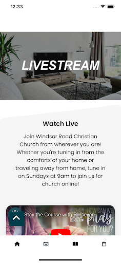 Android application Windsor Road Christian Church screenshort