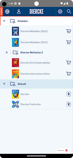 Android application Diercke Atlas screenshort