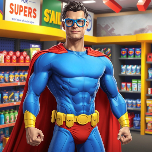 Superhero Supermarket Sim! Mod APK 1.3 (Unlimited money)