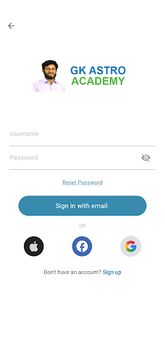 Android application Gk Astro Academy screenshort
