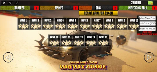 Mad Max : Fury Crash Zombie