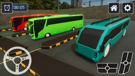 Bus Games Car Parking Driving