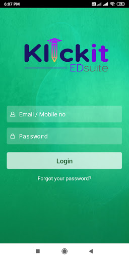 Klickit AttendantApp Screen 2