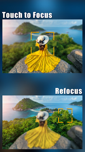 Android application Focos: bokeh, blur image screenshort