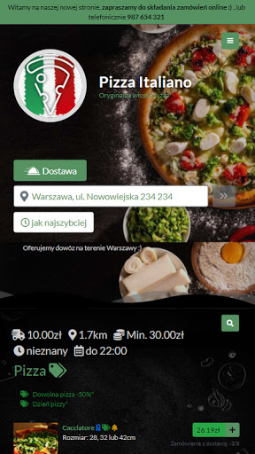 Restauracja.online aktiv panel