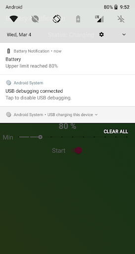 Battery Notification Screen 3