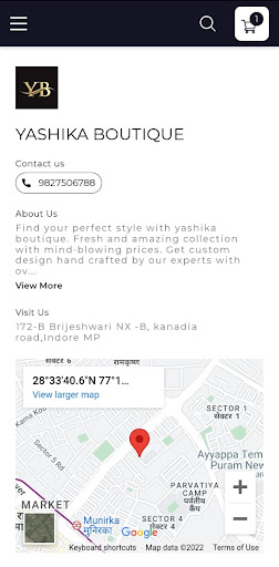 Yashika Boutique Screen 3