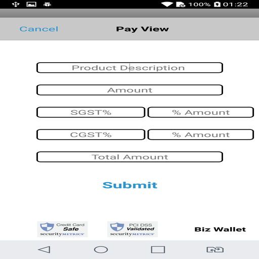 Bizwallet Screen 3