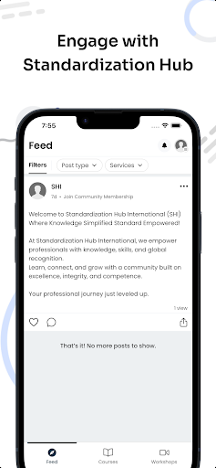 Standardization Hub ekran görüntüsü
