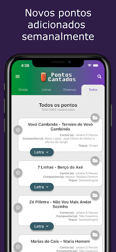 Pontos Cantados de Umbanda Screenshot 3 - AppWisp.com