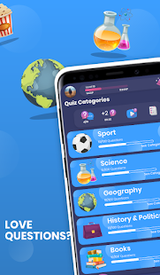 Train your quiz skills and beat others with Quizzy 2.0 screenshots 1