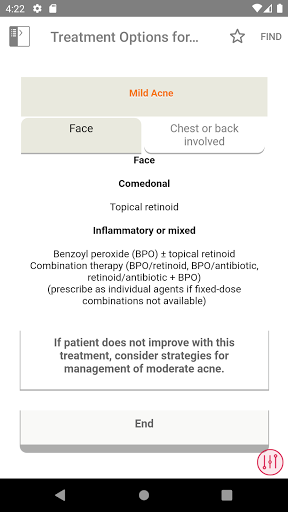 Screenshot of Pediatric Dermatology from AAP