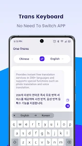 Onetrans—Translate