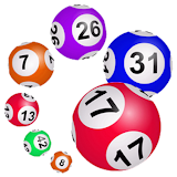 Lottery numbers generator icon