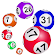 Lottery numbers generator icon