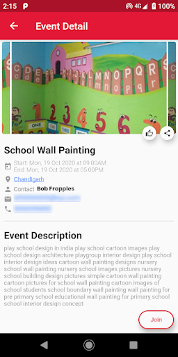 i-Volunteer Screen 3