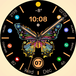 Imagen de ícono de WFP 305 Butterfly watch face