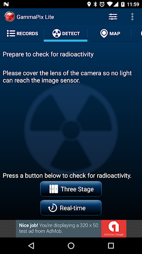 GammaPix Lite-Gamma Rad Detect Screen 2