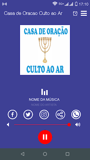 Android application Casa de Oração Culto ao Ar screenshort