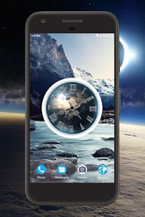 Earth Clock Live Wallpaper Screenshot