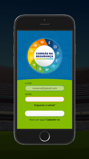 Android application Comgás na Segurança screenshort