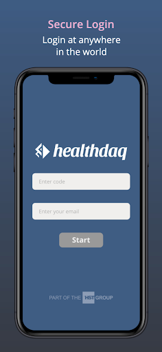Android application Healthdaq screenshort