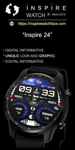 Inform Digital Watch face IN24 Screen 2